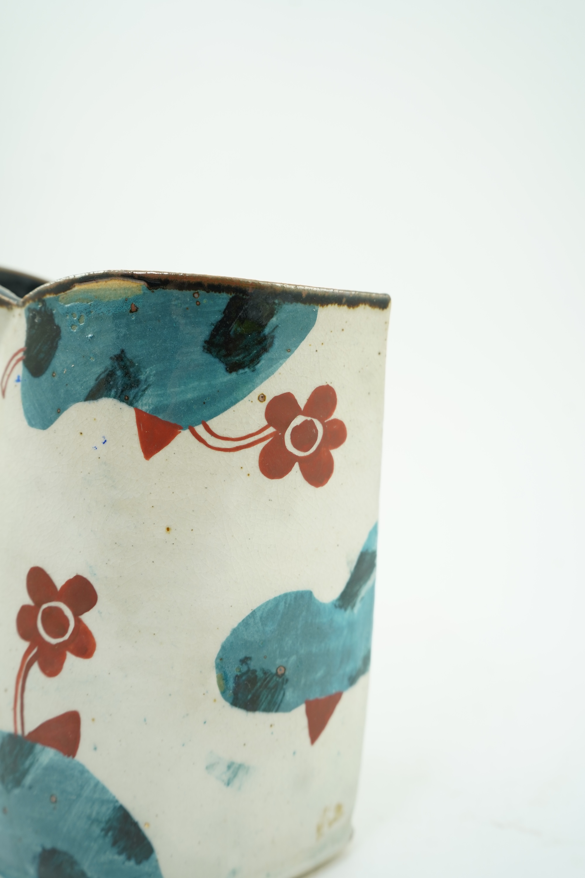 John Maltby (1936-2020): A free-form stoneware pouring vessel
